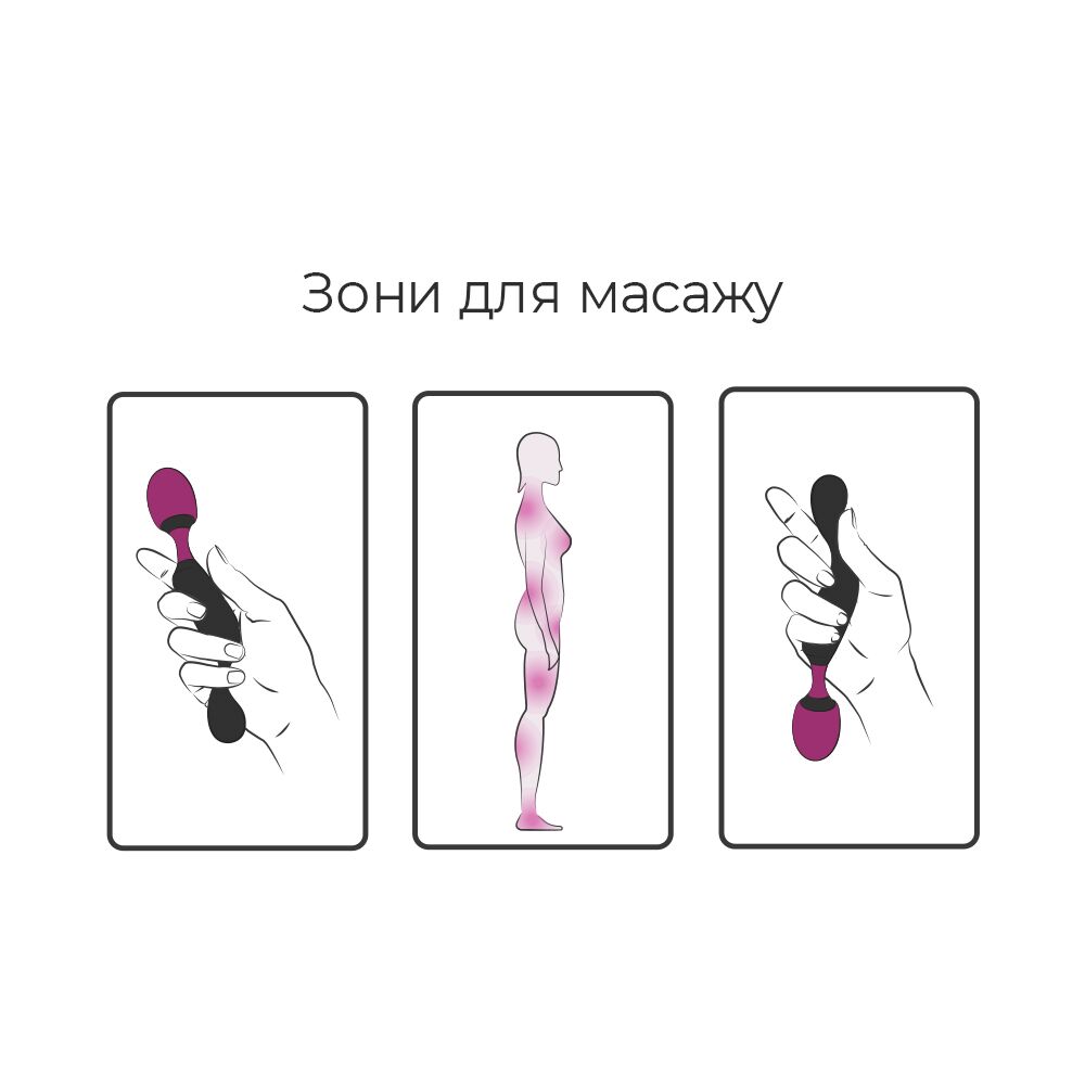 Мінівібромасажер adrien lastic symphony, дуже гнучка голівка, потужний, зручна ручка Мінівібромасажер adrien lastic symphony, дуже гнучка голівка, потужний, зручна ручка