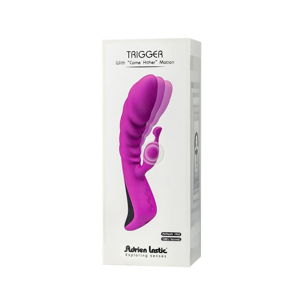 Вібратор adrien lastic trigger з масажними рухами стовбура Вібратор adrien lastic trigger з масажними рухами стовбура