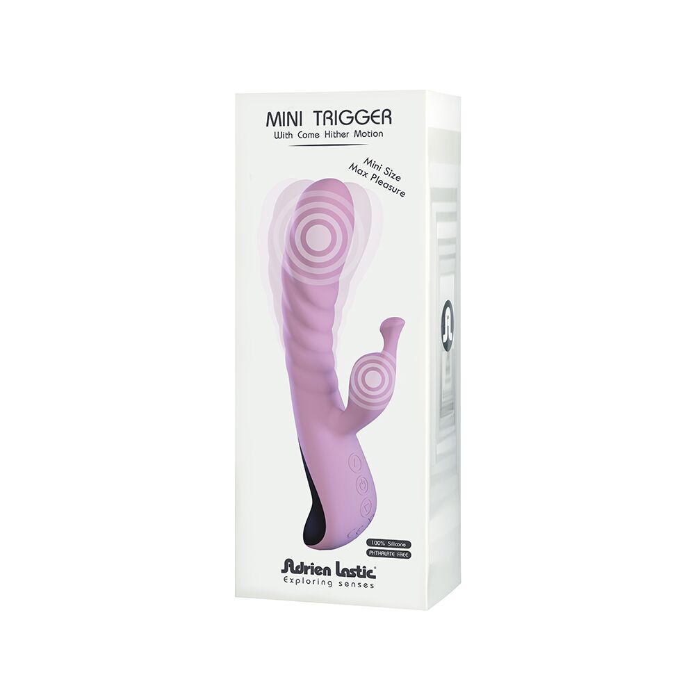 Вібратор adrien lastic mini trigger з масажними рухами стовбура Вібратор adrien lastic mini trigger з масажними рухами стовбура