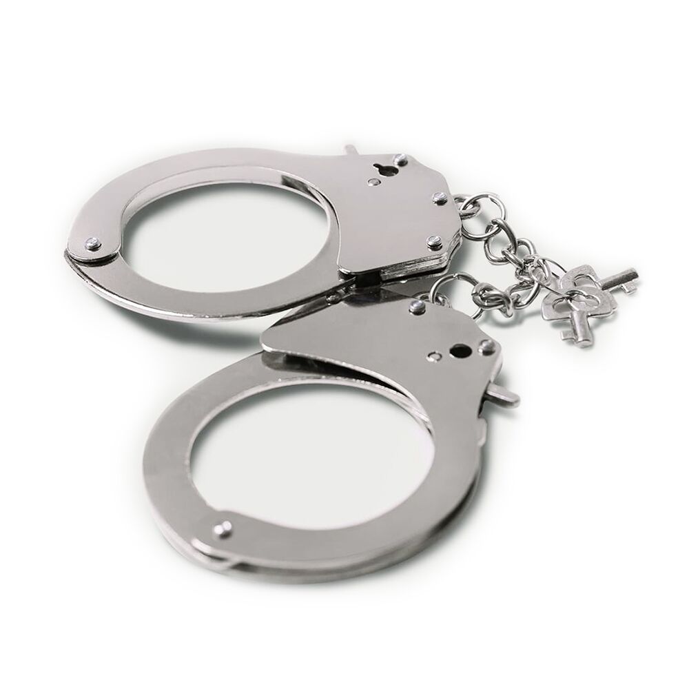 Наручники металеві adrien lastic handcuffs metallic (поліцейські) Наручники металеві adrien lastic handcuffs metallic (поліцейські)