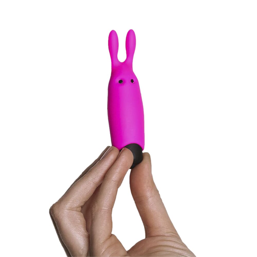Віброкуля adrien lastic pocket vibe rabbit pink зі стимулювальними вушками Віброкуля adrien lastic pocket vibe rabbit pink зі стимулювальними вушками