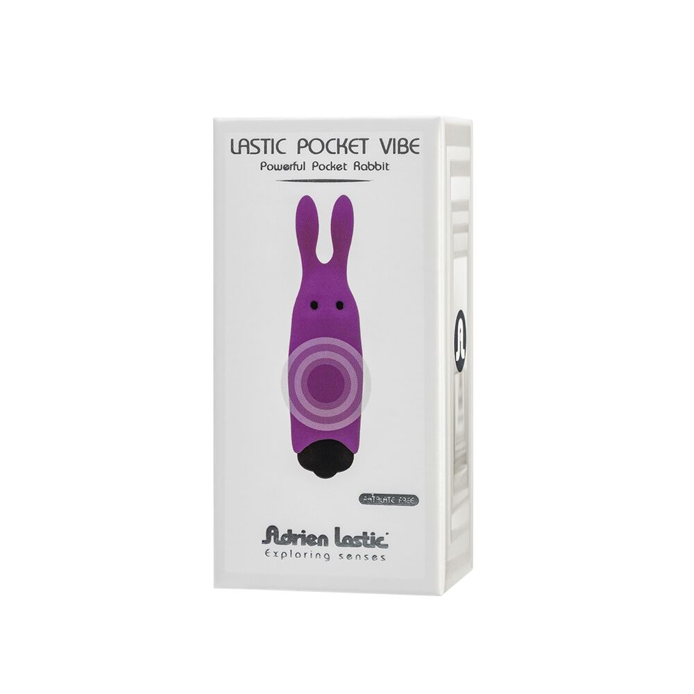 Віброкуля adrien lastic pocket vibe rabbit purple зі стимулювальними вушками Віброкуля adrien lastic pocket vibe rabbit purple зі стимулювальними вушками