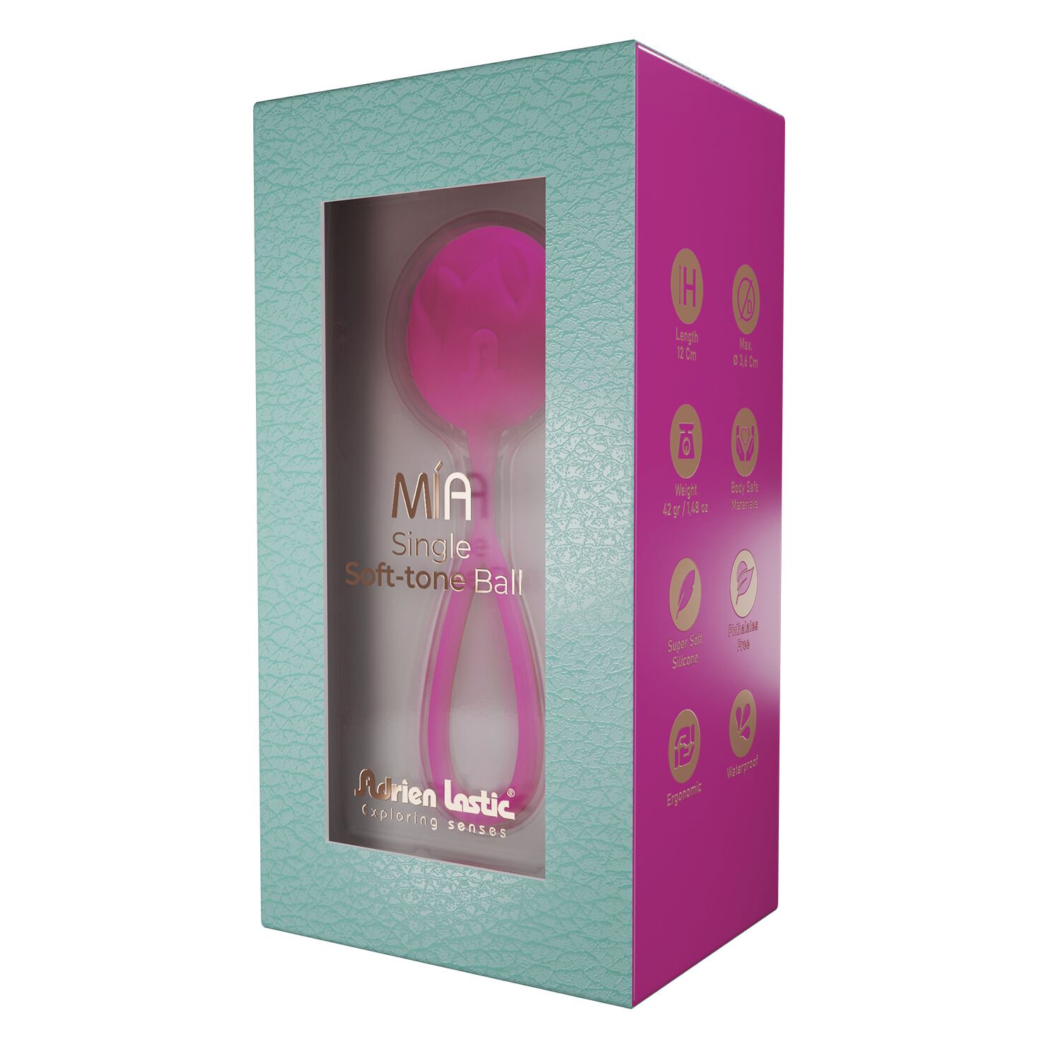 Вагінальні кульки adrien lastic geisha lastic balls mía magenta (l), діаметр 4 см, маса 42 г Вагінальні кульки adrien lastic geisha lastic balls mía magenta (l), діаметр 4 см, маса 42 г