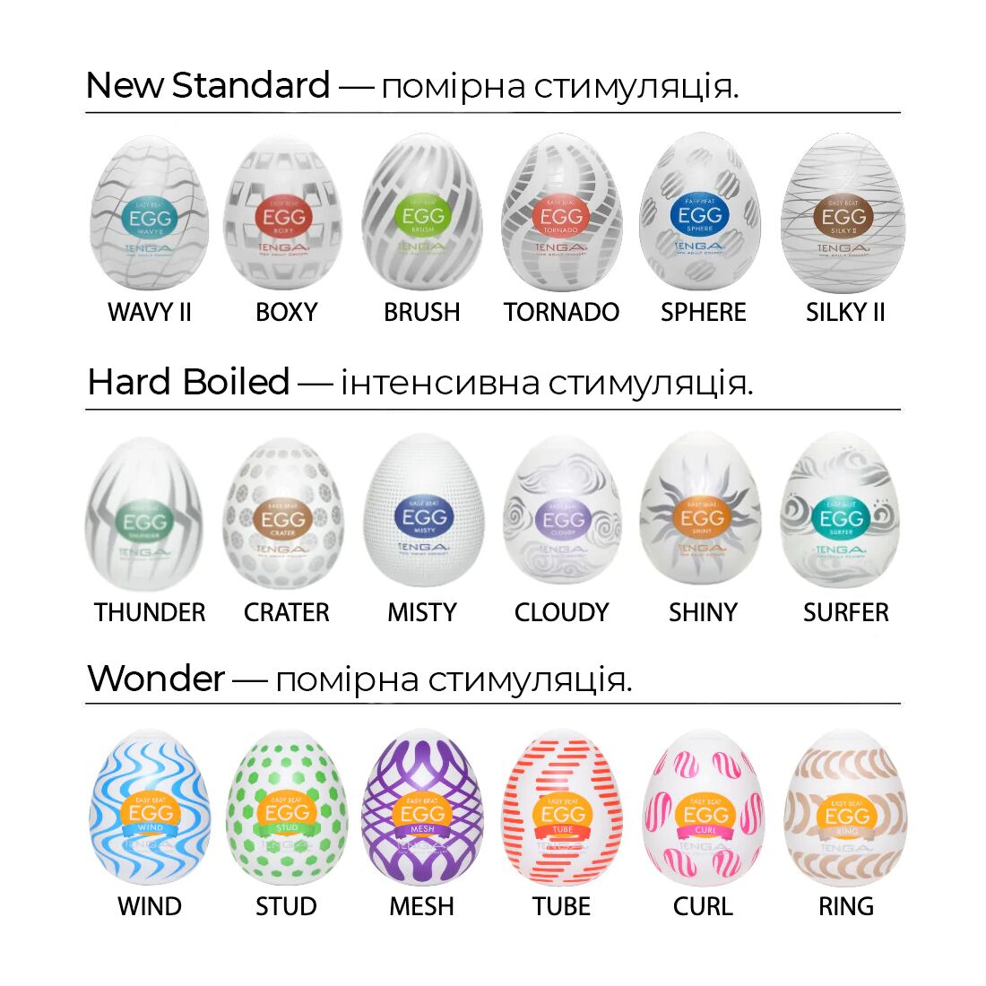Мастурбатор яйце tenga egg cloudy (хмарний) Мастурбатор яйце tenga egg cloudy (хмарний)