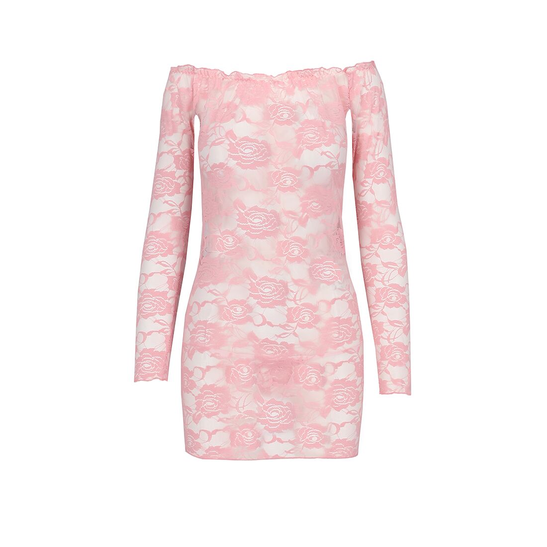 Прозора сорочка з довгим рукавом passion yolanda chemise l/xl, pink, трусики Прозора сорочка з довгим рукавом passion yolanda chemise l/xl, pink, трусики