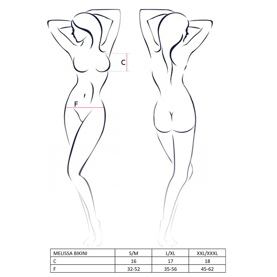 Комплект білизни passion melissa bikini l/xl, black, ліф зі шнурівкою і трусики стрінги Комплект білизни passion melissa bikini l/xl, black, ліф зі шнурівкою і трусики стрінги