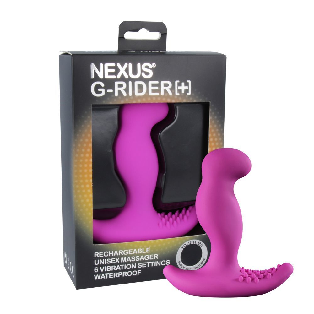 Масажер простати з вібрацією nexus g rider plus purple, макс діаметр 3,8 см, перезаряджається Масажер простати з вібрацією nexus g rider plus purple, макс діаметр 3,8 см, перезаряджається