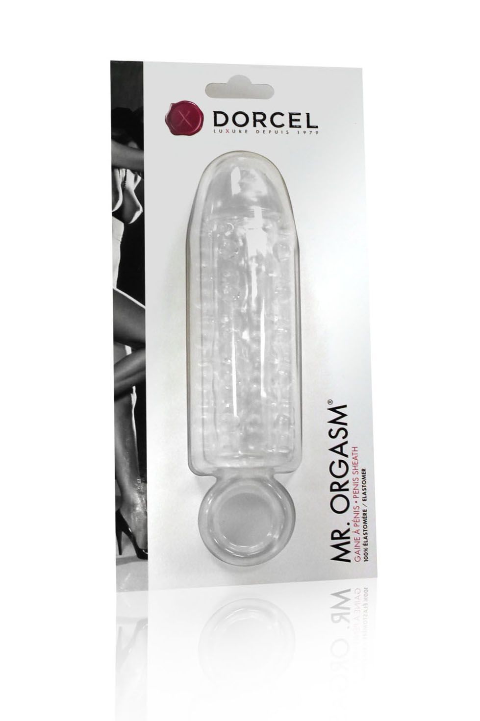 Насадка на член dorcel mr. orgasm з кільцем для мошонки, ультрастимулювальний рельєф Насадка на член dorcel mr. orgasm з кільцем для мошонки, ультрастимулювальний рельєф