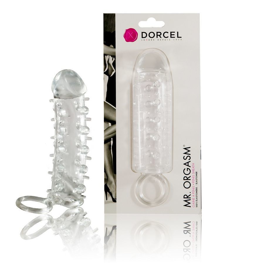 Насадка на член dorcel mr. orgasm з кільцем для мошонки, ультрастимулювальний рельєф Насадка на член dorcel mr. orgasm з кільцем для мошонки, ультрастимулювальний рельєф
