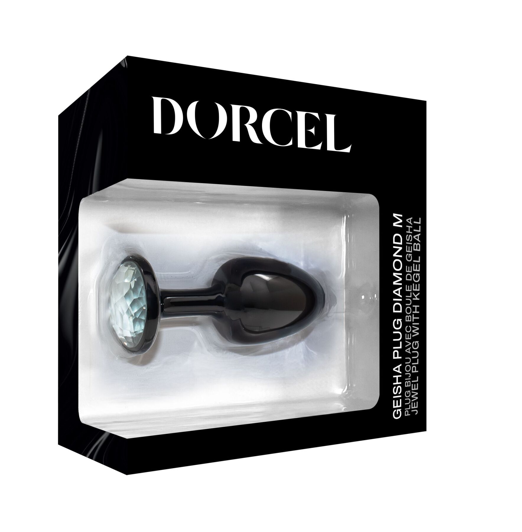 Анальна пробка dorcel geisha plug diamond m з кулькою всередині, створює вібрації, макс. діам. 3,2см Анальна пробка dorcel geisha plug diamond m з кулькою всередині, створює вібрації, макс. діам. 3,2см