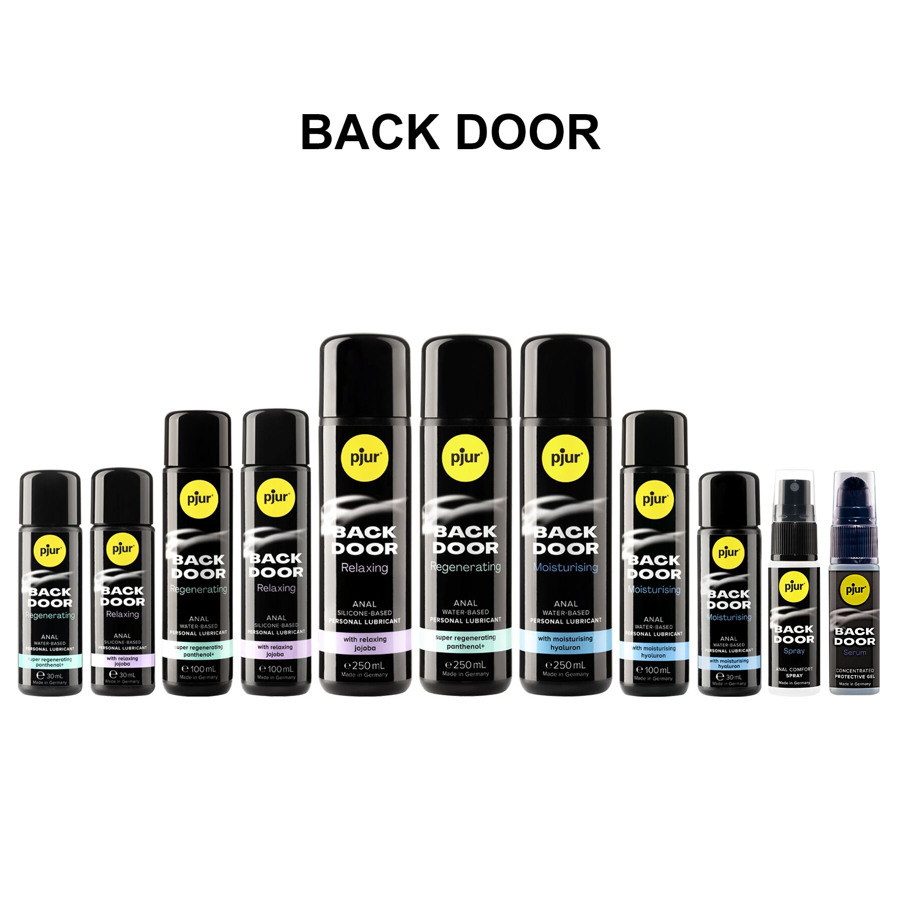 Анальний лубрикант pjur back door moisturising 250 мл, на водній основі, з гіалуроном, ефект силікону Анальний лубрикант pjur back door moisturising 250 мл, на водній основі, з гіалуроном, ефект силікону