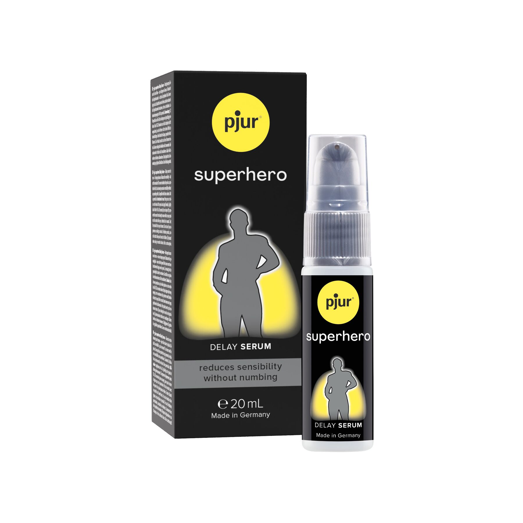 Сироватка пролонгатор pjur superhero delay serum 20 мл, створює ефект плівки, без оніміння Сироватка пролонгатор pjur superhero delay serum 20 мл, створює ефект плівки, без оніміння