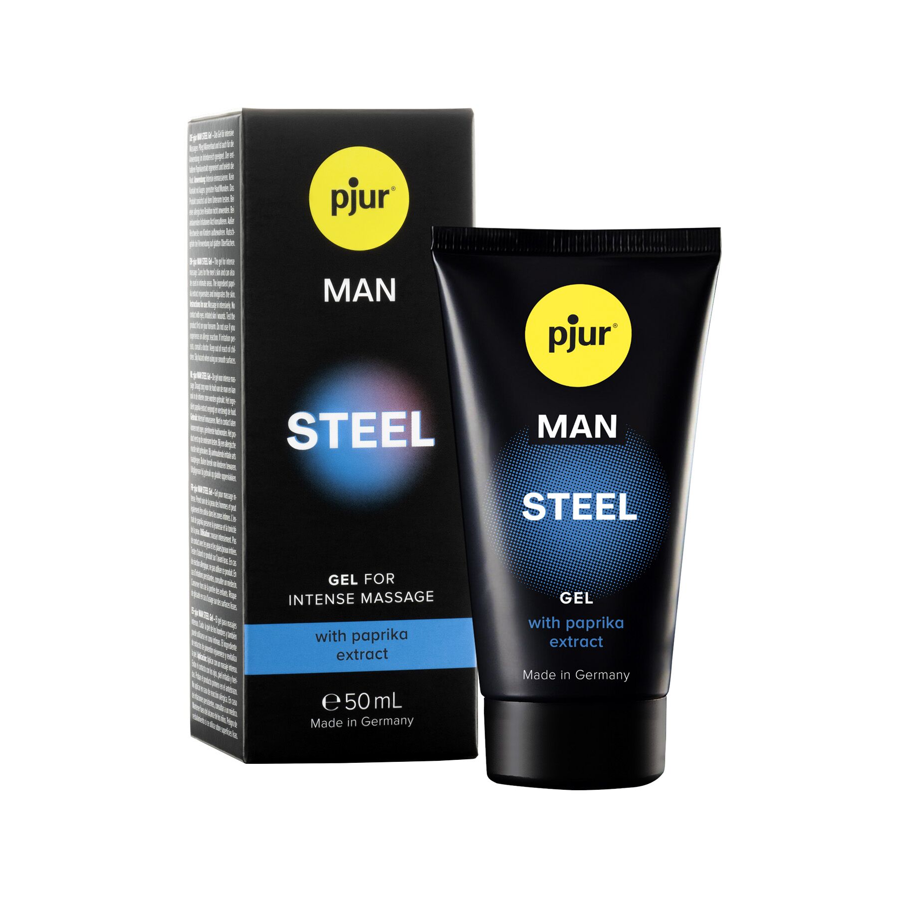 Гель стимулятор для пеніса pjur man steel gel 50 мл, з екстрактом паприки та ментолом Гель стимулятор для пеніса pjur man steel gel 50 мл, з екстрактом паприки та ментолом