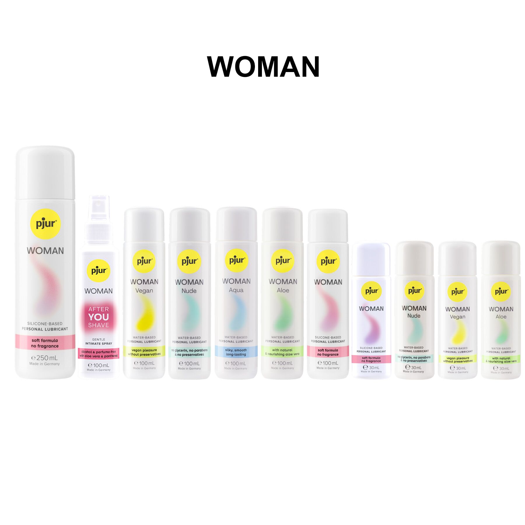 Лубрикант на водній основі pjur woman aloe 30 мл, з екстрактом алое, зволожувальний, без парабенів Лубрикант на водній основі pjur woman aloe 30 мл, з екстрактом алое, зволожувальний, без парабенів