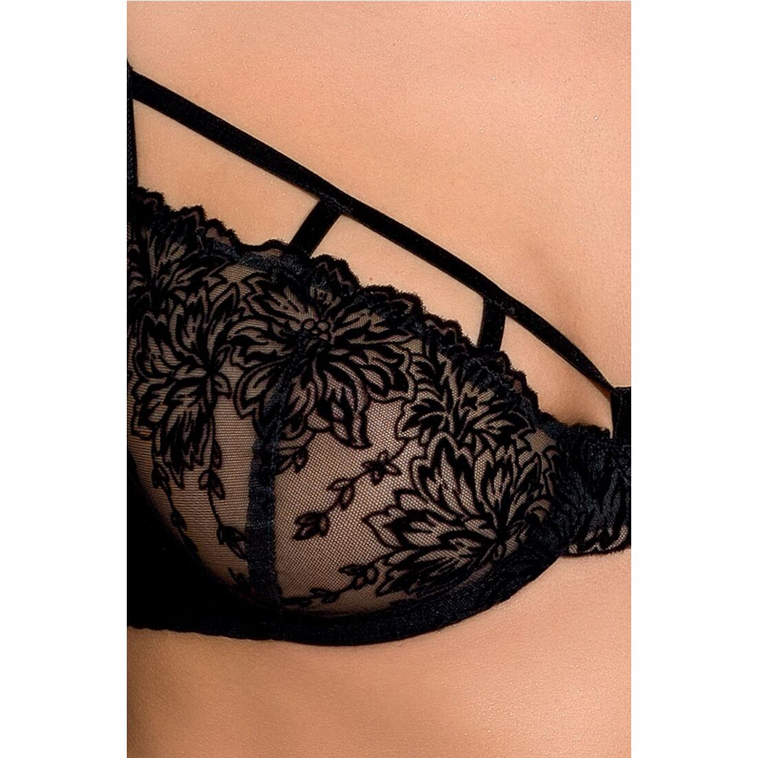 Комплект білизни passion exclusive haya set xxl/xxxl, black стрінги, ліф, пояс для панчох Комплект білизни passion exclusive haya set xxl/xxxl, black стрінги, ліф, пояс для панчох
