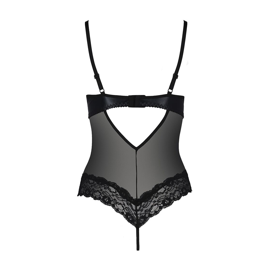 Боді з відкритими грудьми passion exclusive north body xxl/xxxl, black Боді з відкритими грудьми passion exclusive north body xxl/xxxl, black