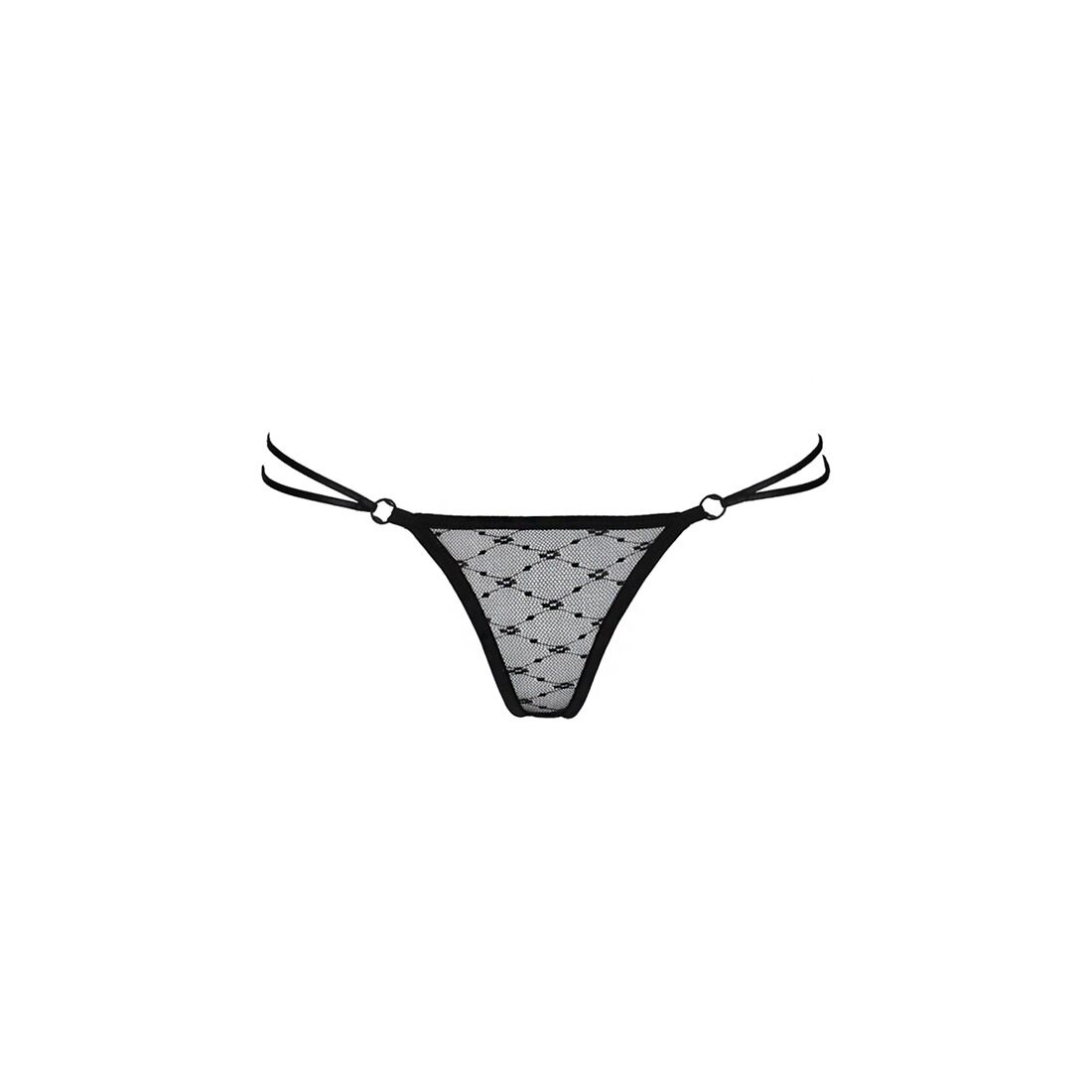 Трусики на зав'язочках з боків passion exclusive zita thong s/m, black Трусики на зав'язочках з боків passion exclusive zita thong s/m, black