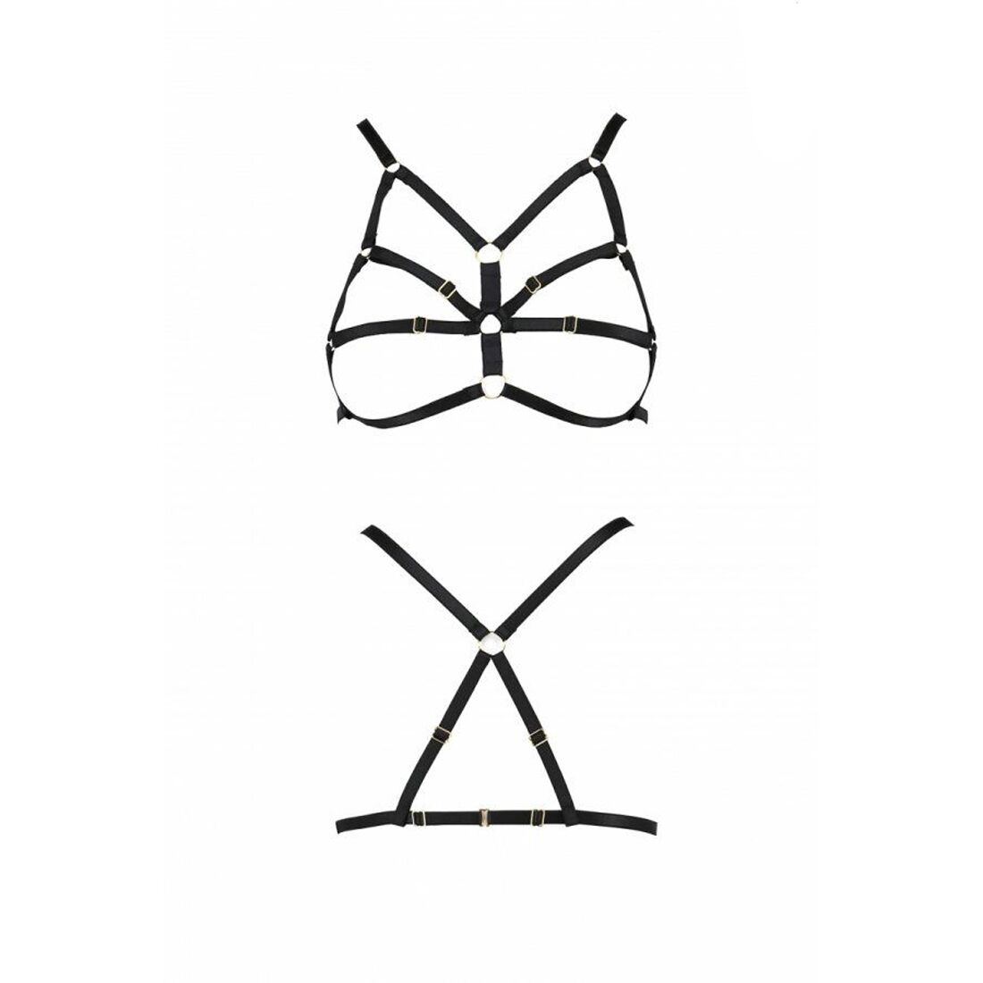 Бюстгальтер стрепи passion exclusive armanda bra s/m, black Бюстгальтер стрепи passion exclusive armanda bra s/m, black