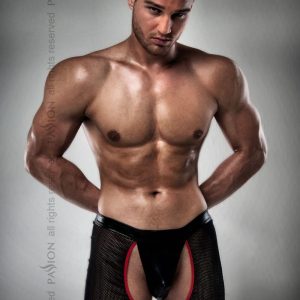 Чоловічі трусики шорти passion 012 thong black xxl/xxxl