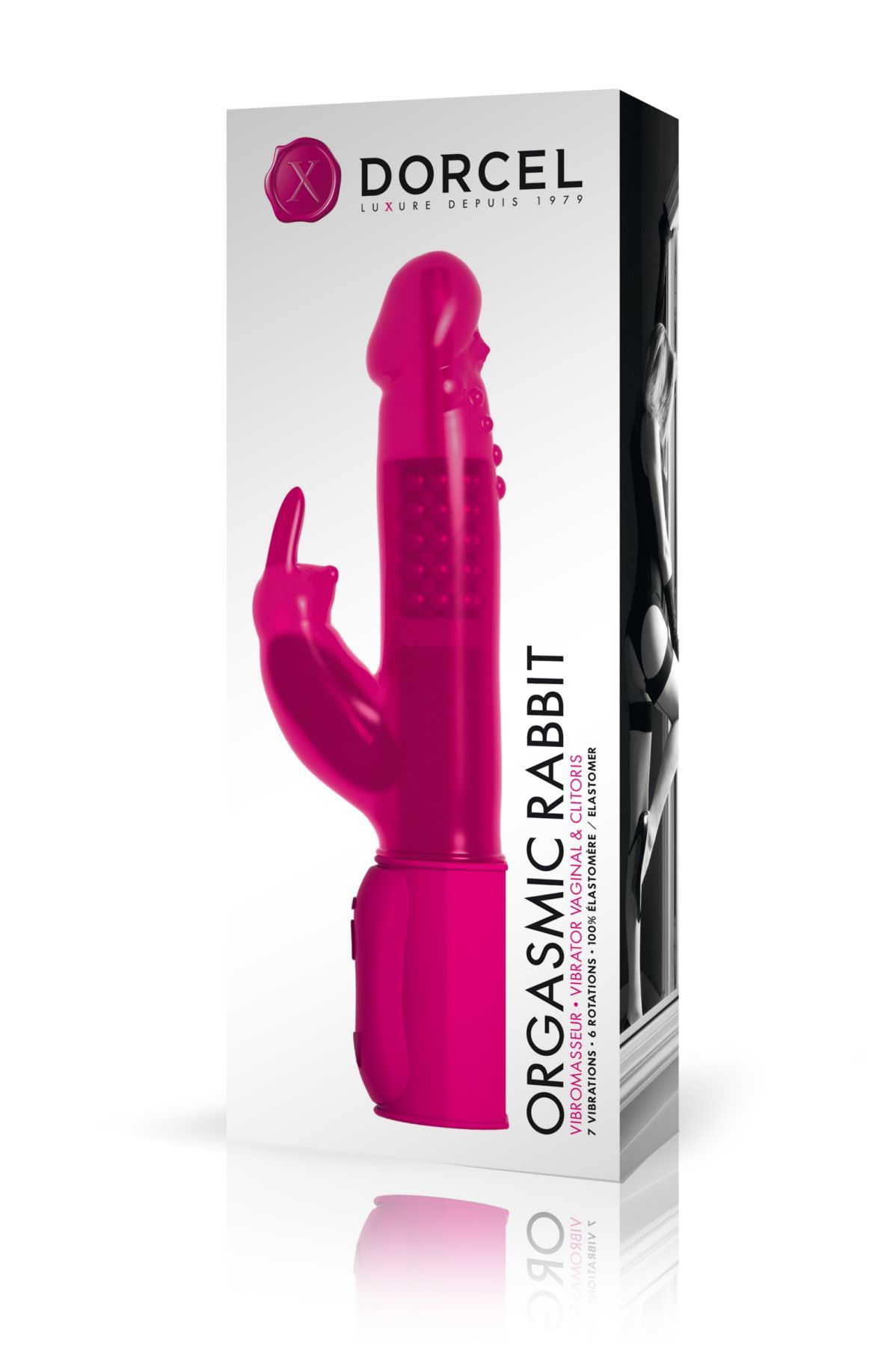 Вібратор кролик dorcel orgasmic rabbit pink з перлинним масажем Вібратор кролик dorcel orgasmic rabbit pink з перлинним масажем