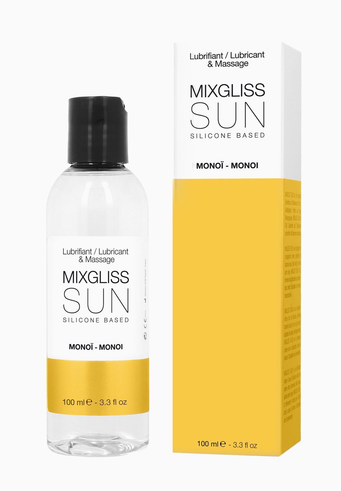 Лубрикант на силіконовій основі mixgliss sun monoi (100 мл) з ароматом олії моноі Лубрикант на силіконовій основі mixgliss sun monoi (100 мл) з ароматом олії моноі