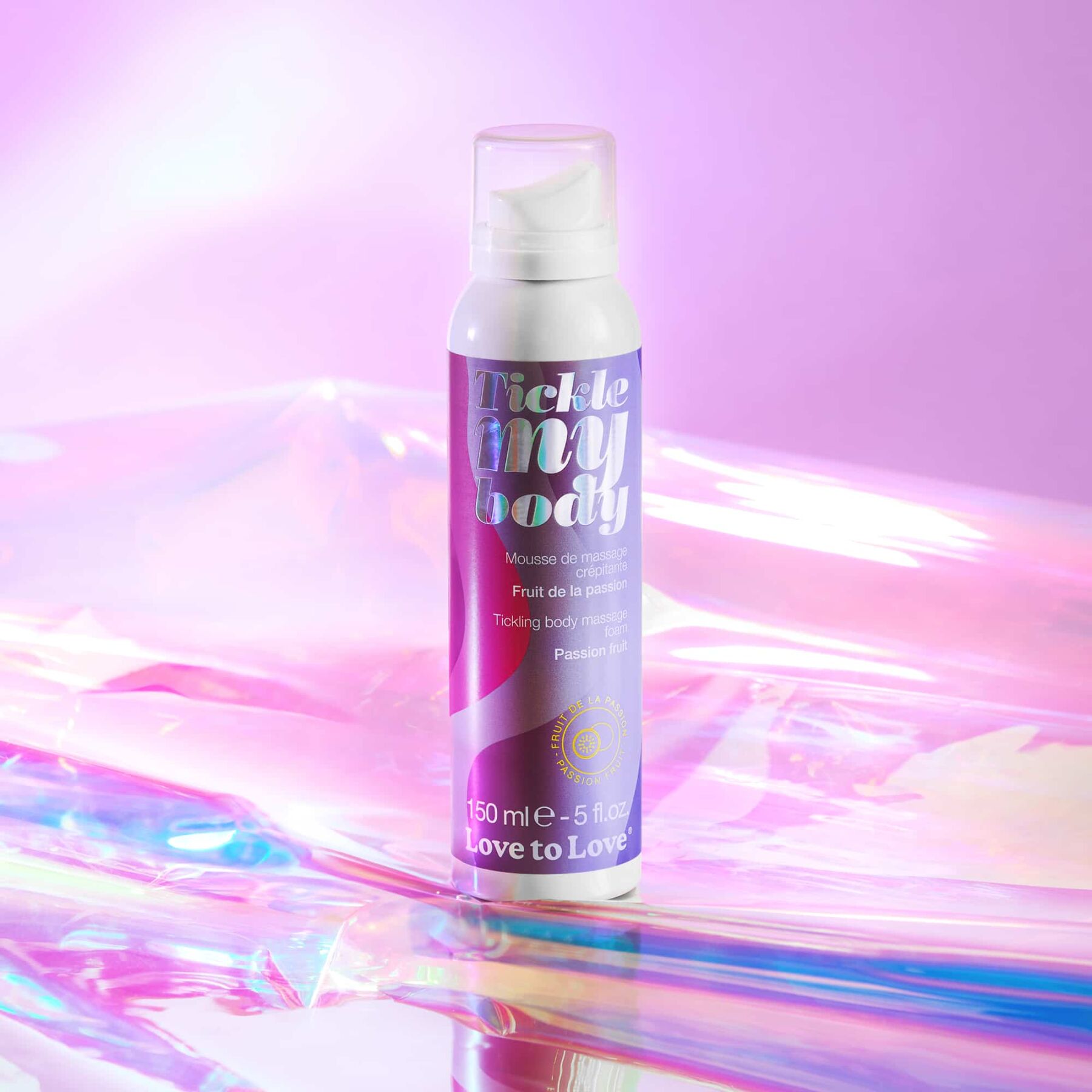 Масажна піна love to love tickle my body passion fruit (150 мл) зволожувальна Масажна піна love to love tickle my body passion fruit (150 мл) зволожувальна