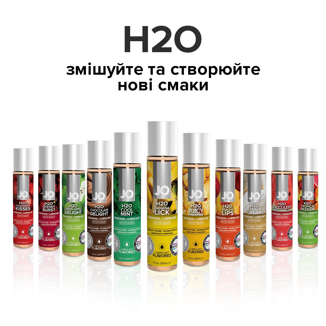 Змазка на водній основі jo h2o — banana lick (120 мл) без цукру, рослинний гліцерин Змазка на водній основі jo h2o — banana lick (120 мл) без цукру, рослинний гліцерин
