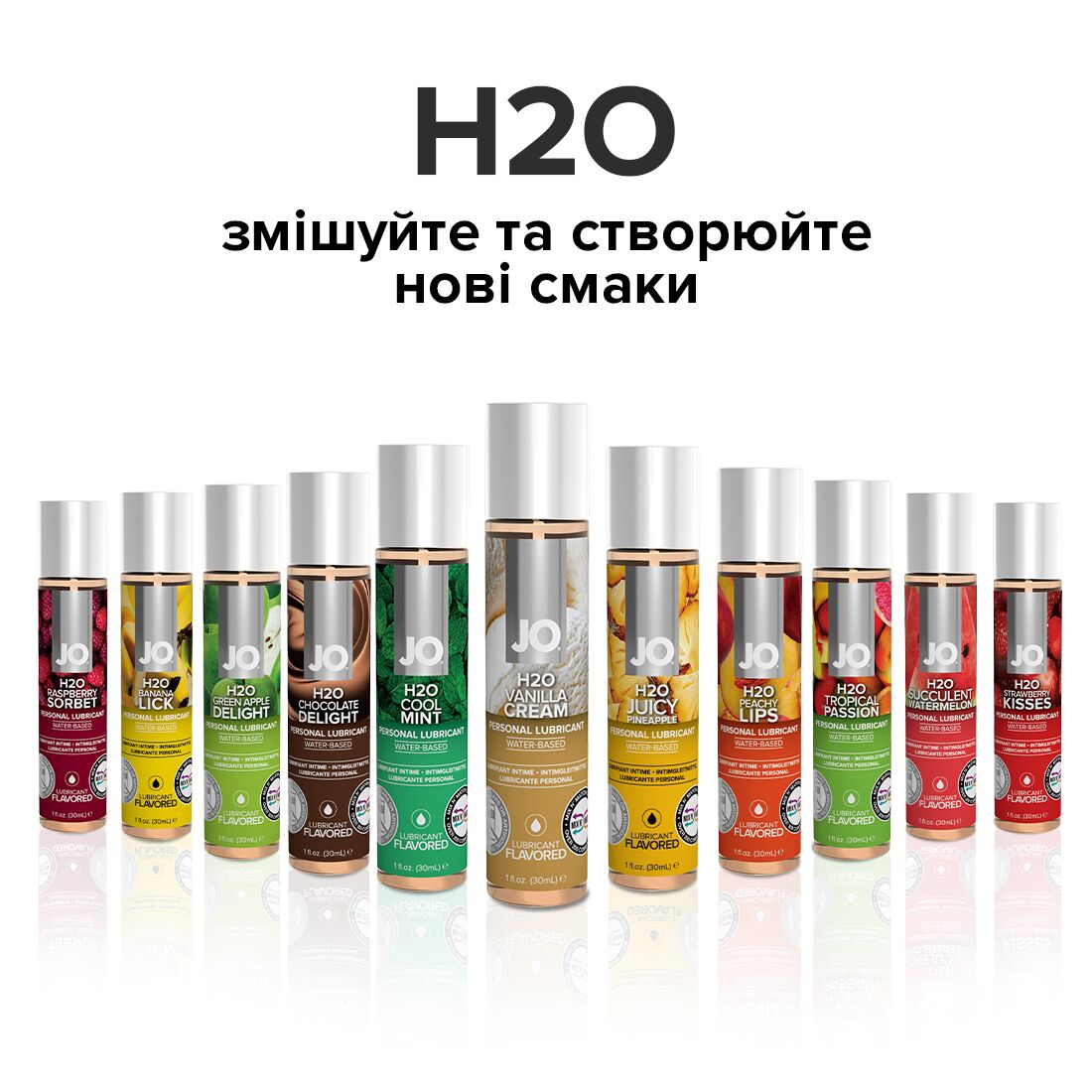Змазка на водній основі jo h2o — vanilla cream (120 мл) без цукру, рослинний гліцерин Змазка на водній основі jo h2o — vanilla cream (120 мл) без цукру, рослинний гліцерин