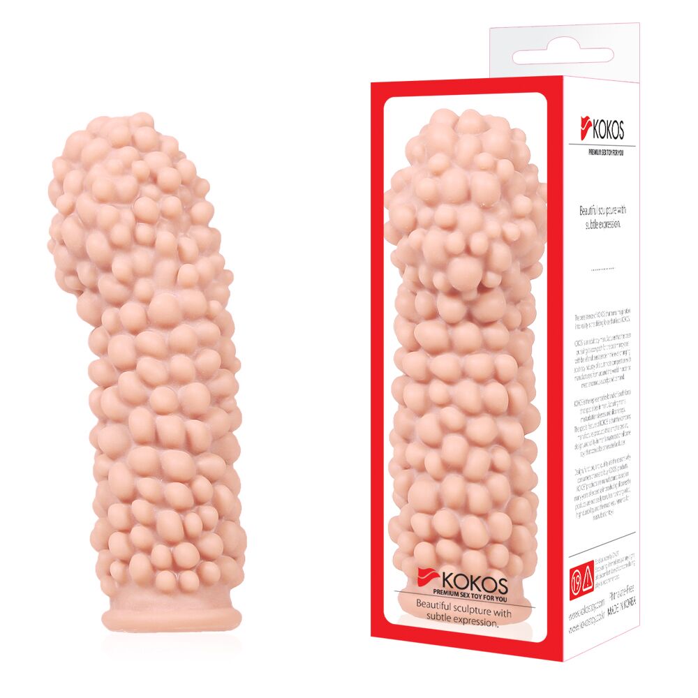 Насадка на член kokos extreme sleeve es.08 розмір m, потовщувальна, стимулюючий рельєф Насадка на член kokos extreme sleeve es.08 розмір m, потовщувальна, стимулюючий рельєф