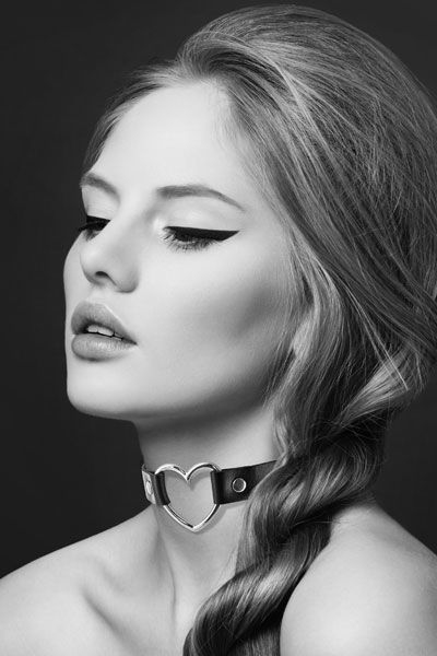 Чокер з сердечком bijoux pour toi heart, екошкіра Чокер з сердечком bijoux pour toi heart, екошкіра