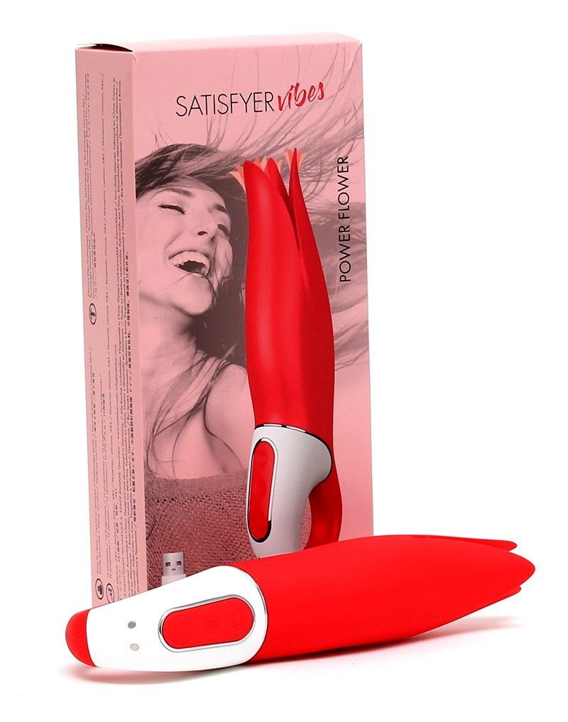 Потужний вібратор satisfyer vibes flower power з ніжними тремтливими пелюстками, 12 режимів роботи Потужний вібратор satisfyer vibes flower power з ніжними тремтливими пелюстками, 12 режимів роботи