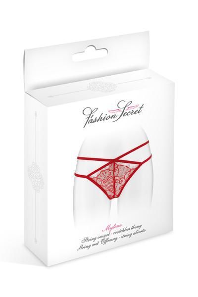 Трусики стрінги fashion secret mylene red з подвійною лінією стегна Трусики стрінги fashion secret mylene red з подвійною лінією стегна