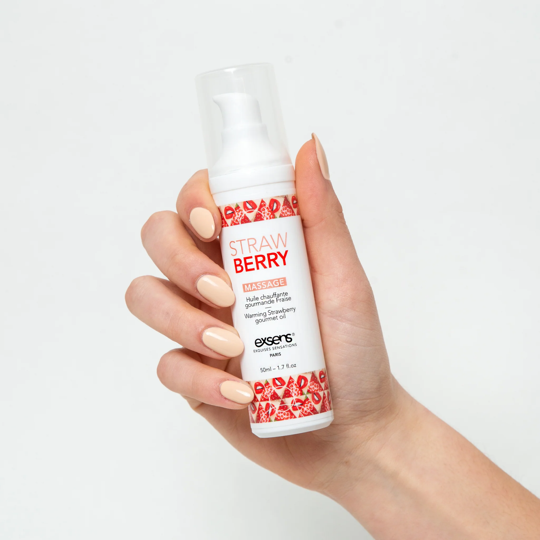 Масажна олія exsens strawberry 50 мл розігрівальна, без цукру, без парабенів, їстівна Масажна олія exsens strawberry 50 мл розігрівальна, без цукру, без парабенів, їстівна