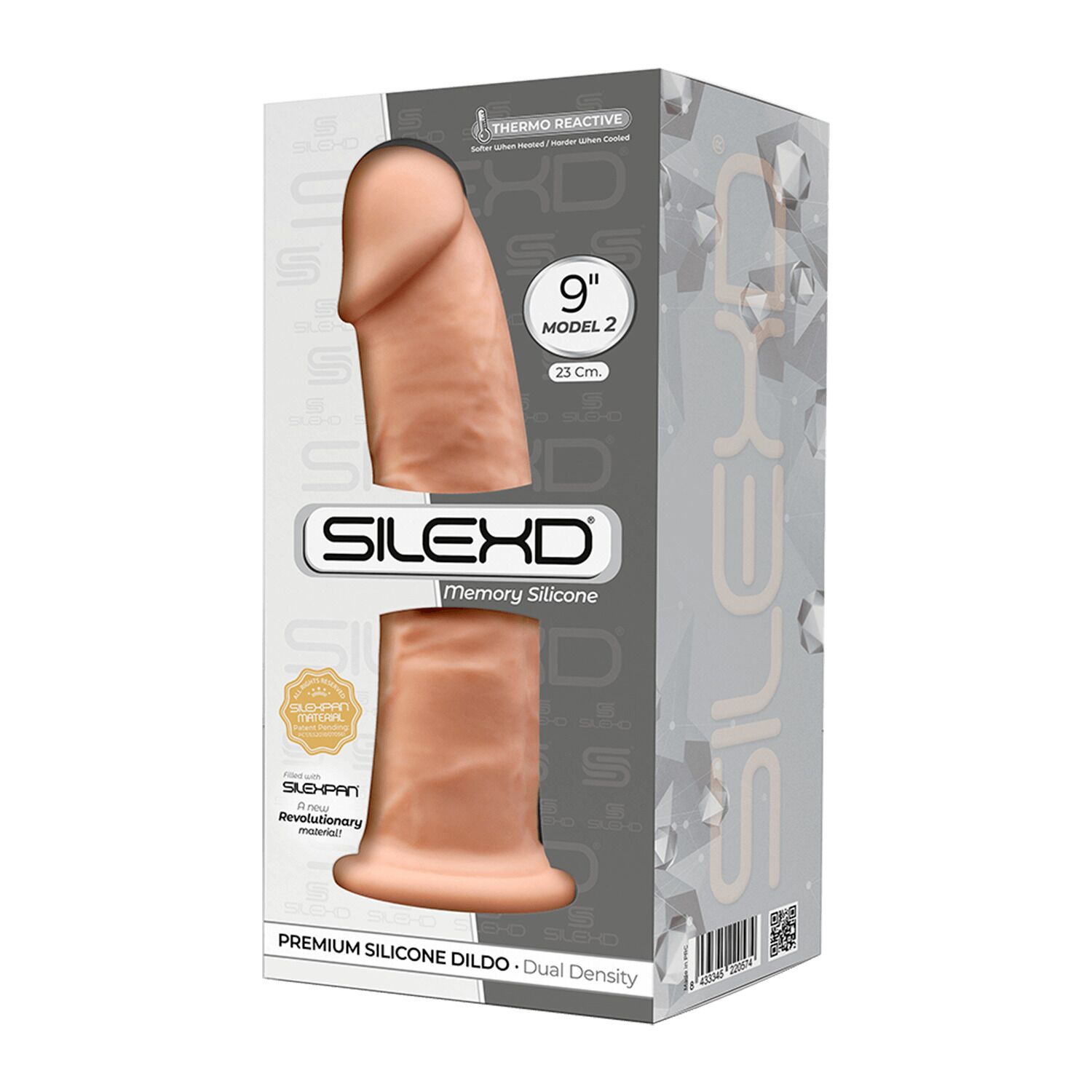 Фалоімітатор silexd oscar flesh (model 2 size 9in), двошаровий, силікон + silexpan, діаметр 5,4см Фалоімітатор silexd oscar flesh (model 2 size 9in), двошаровий, силікон + silexpan, діаметр 5,4см