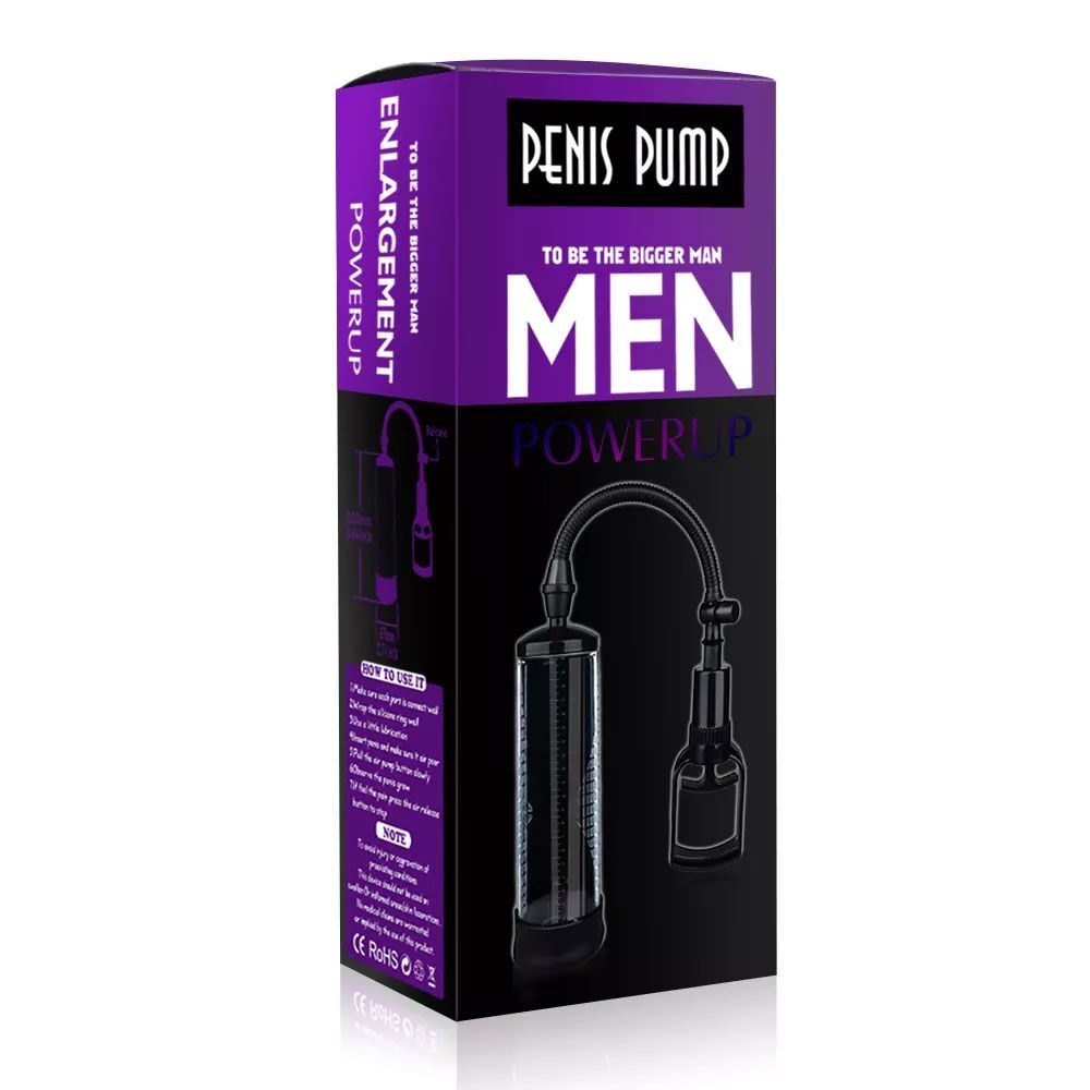 Вакуумна помпа з ручним насосом men powerup blue Вакуумна помпа з ручним насосом men powerup blue