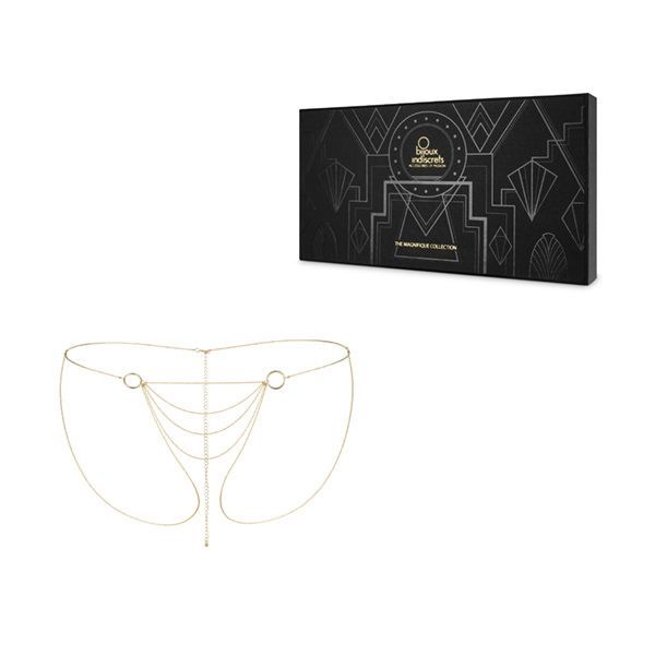 Ланцюжок трусики bijoux indiscrets magnifique bikini chain – gold, прикраса для тіла Ланцюжок трусики bijoux indiscrets magnifique bikini chain – gold, прикраса для тіла