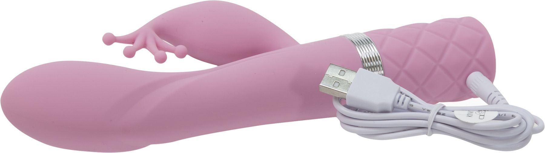 Розкішний вібратор кролик pillow talk kinky pink з кристалом Сваровські, потужний Розкішний вібратор кролик pillow talk kinky pink з кристалом Сваровські, потужний