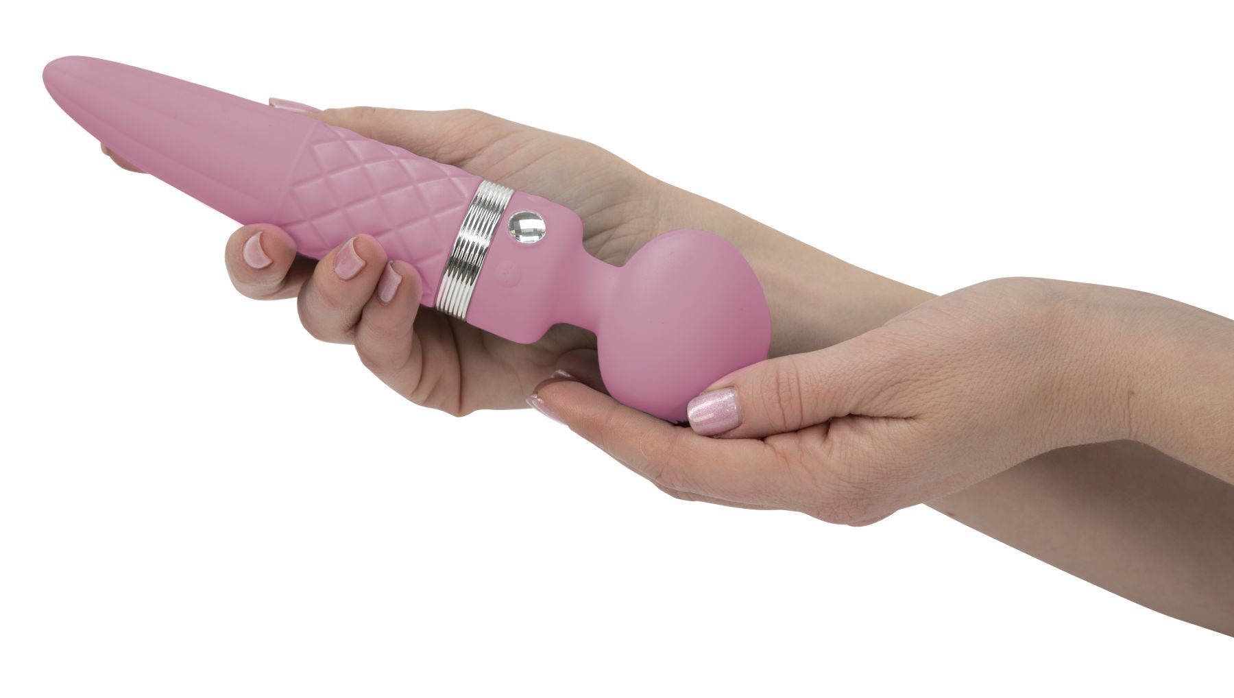 Вібромасажер 2в1 pillow talk sultry pink, класичний масажер і вібратор з ротацією, підігрів Вібромасажер 2в1 pillow talk sultry pink, класичний масажер і вібратор з ротацією, підігрів