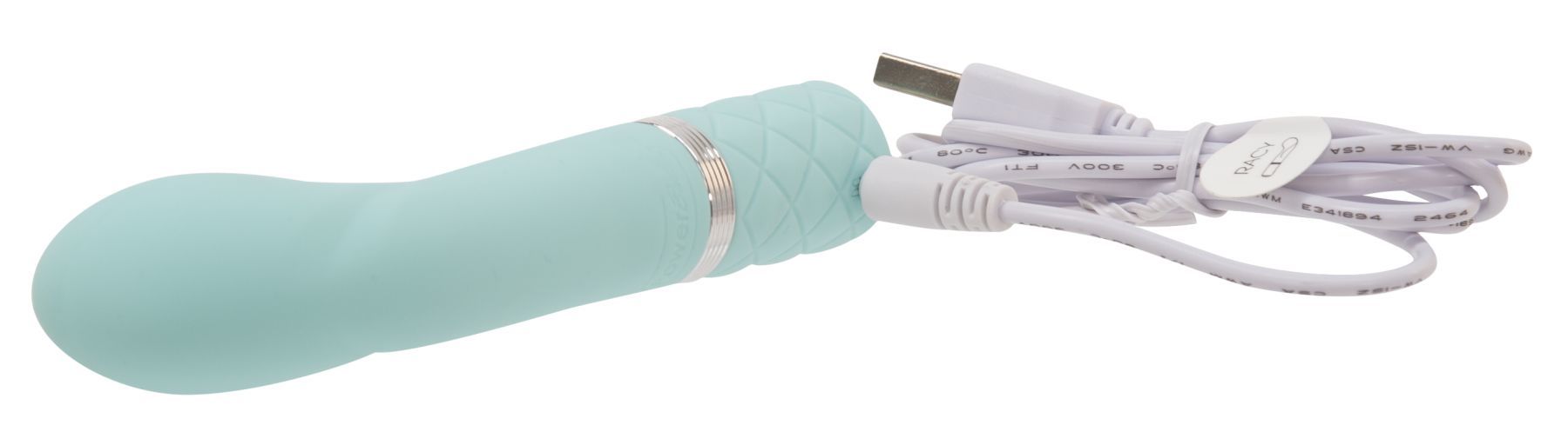 Розкішний вібратор pillow talk racy teal з кристалом swarovski для точки g, подарункове паковання Розкішний вібратор pillow talk racy teal з кристалом swarovski для точки g, подарункове паковання