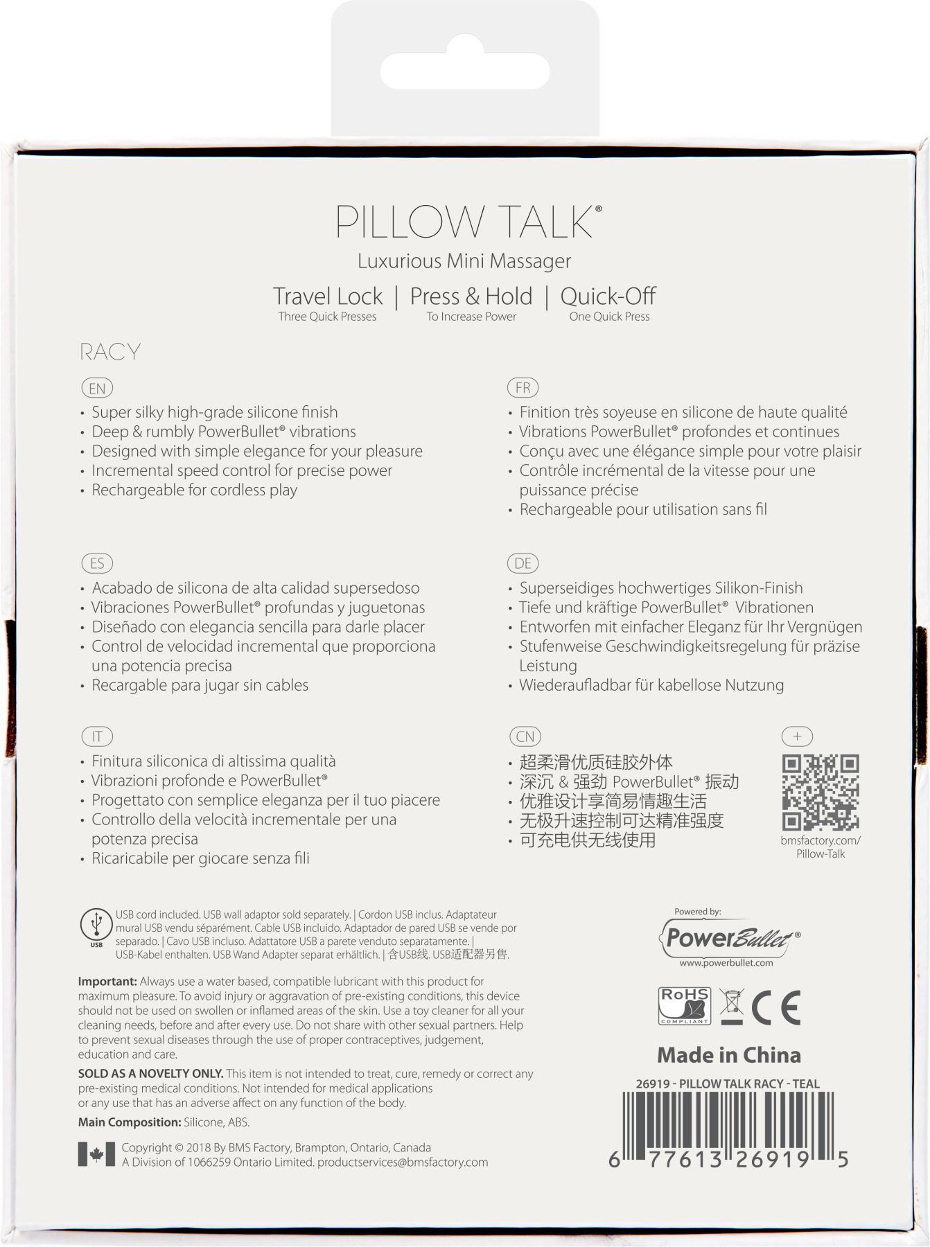 Розкішний вібратор pillow talk racy teal з кристалом swarovski для точки g, подарункове паковання Розкішний вібратор pillow talk racy teal з кристалом swarovski для точки g, подарункове паковання