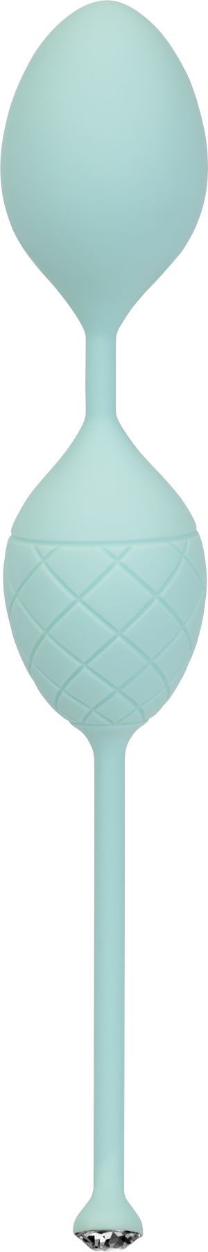 Розкішні вагінальні кульки pillow talk frisky teal з кристалом, діаметр 3,2 см, вага 49 75 гр Розкішні вагінальні кульки pillow talk frisky teal з кристалом, діаметр 3,2 см, вага 49 75 гр