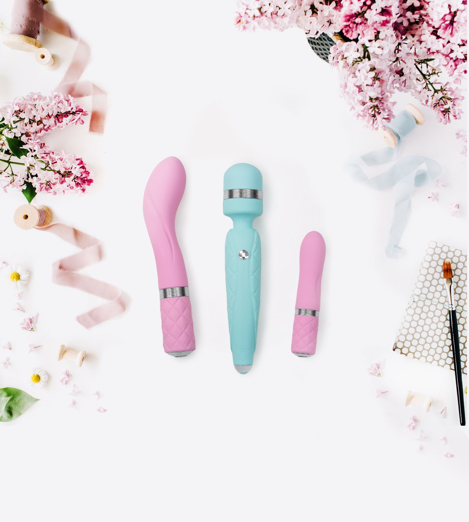 Розкішний вібратор pillow talk sassy pink з кристалом Сваровські для точки g, подарункова упаковка Розкішний вібратор pillow talk sassy pink з кристалом Сваровські для точки g, подарункова упаковка