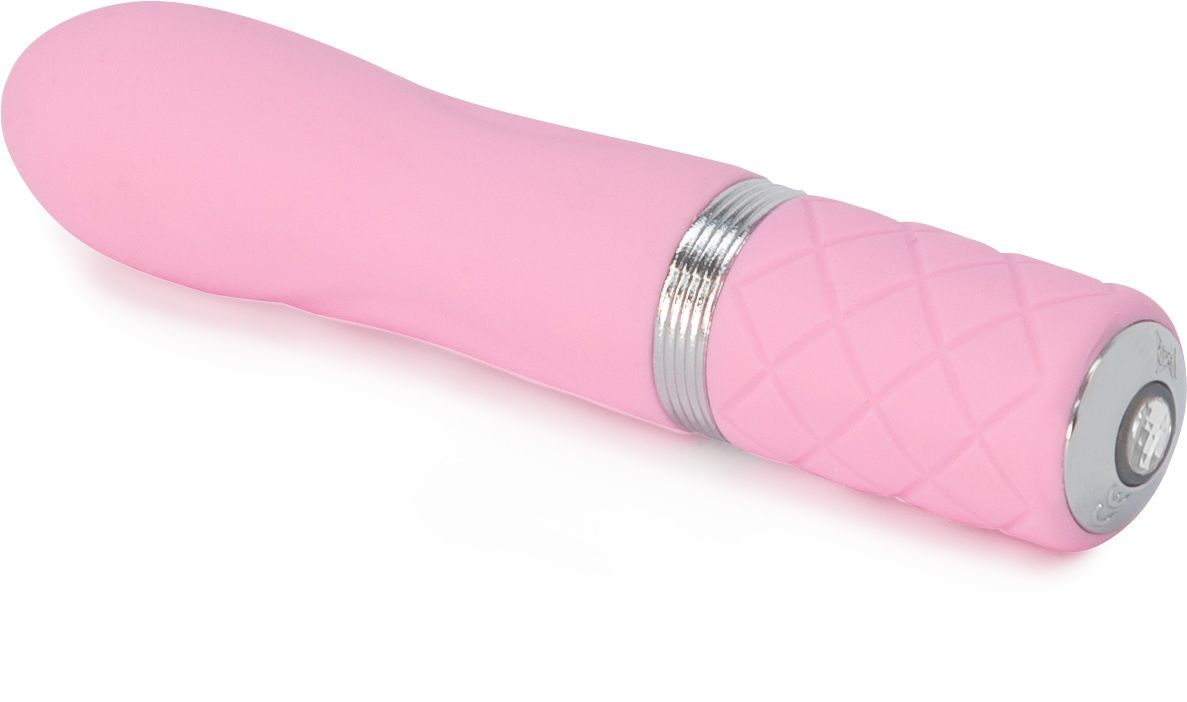 Розкішний вібратор pillow talk flirty pink з кристалом swarovski, гнучка головка Розкішний вібратор pillow talk flirty pink з кристалом swarovski, гнучка головка