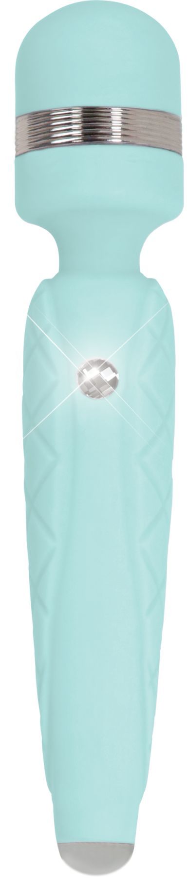 Розкішний вібромасажер pillow talk cheeky teal з кристалом swarovski, плавне підвищення потужності Розкішний вібромасажер pillow talk cheeky teal з кристалом swarovski, плавне підвищення потужності