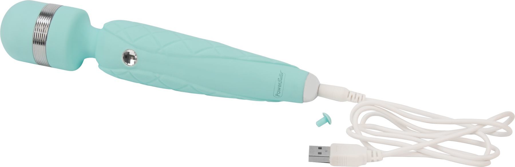 Розкішний вібромасажер pillow talk cheeky teal з кристалом swarovski, плавне підвищення потужності Розкішний вібромасажер pillow talk cheeky teal з кристалом swarovski, плавне підвищення потужності