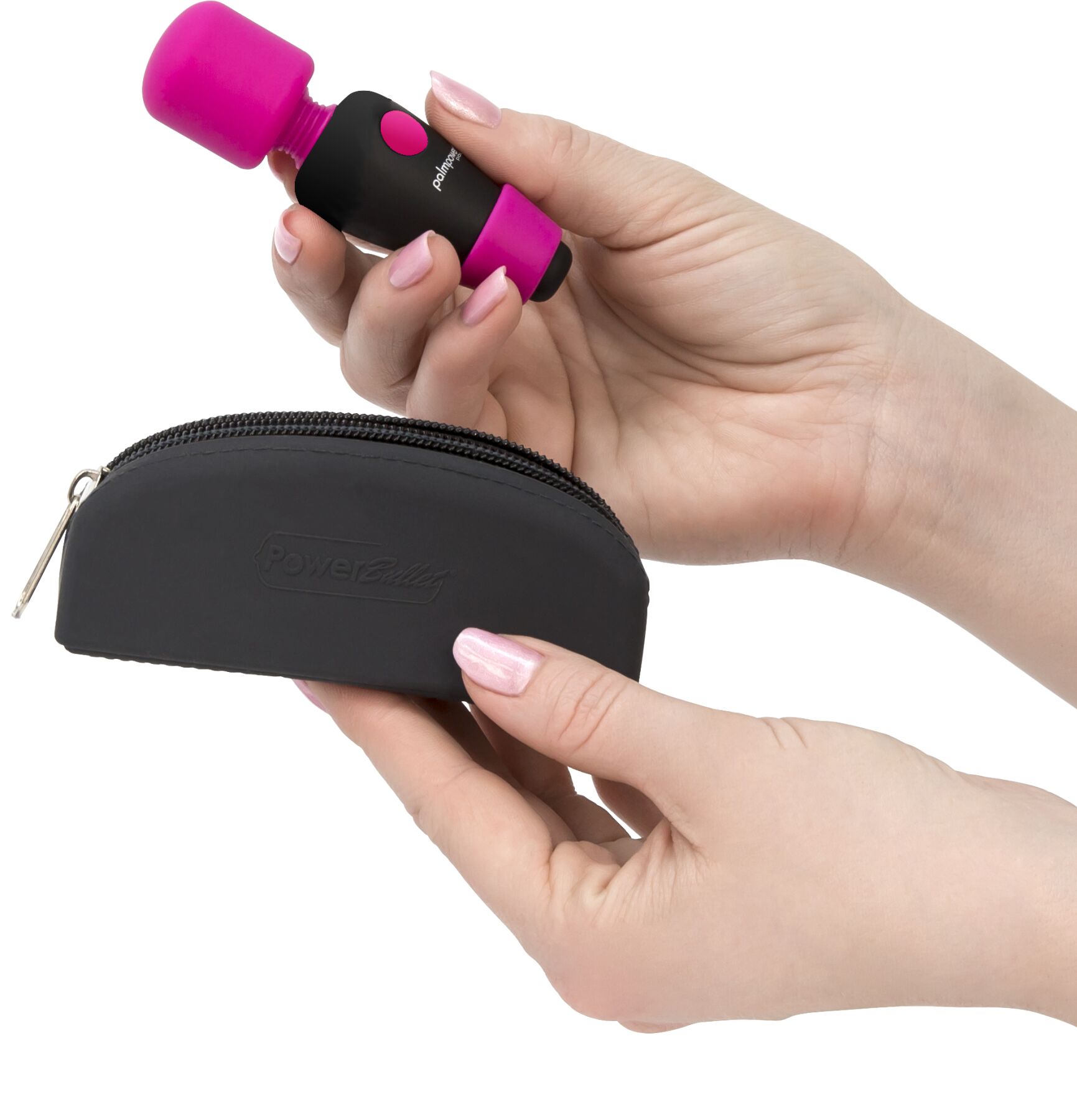 Мінівібромасажер palmpower pocket із чохлом на блискавці, водостійкий, перезаряджуваний, довжина 9см Мінівібромасажер palmpower pocket із чохлом на блискавці, водостійкий, перезаряджуваний, довжина 9см