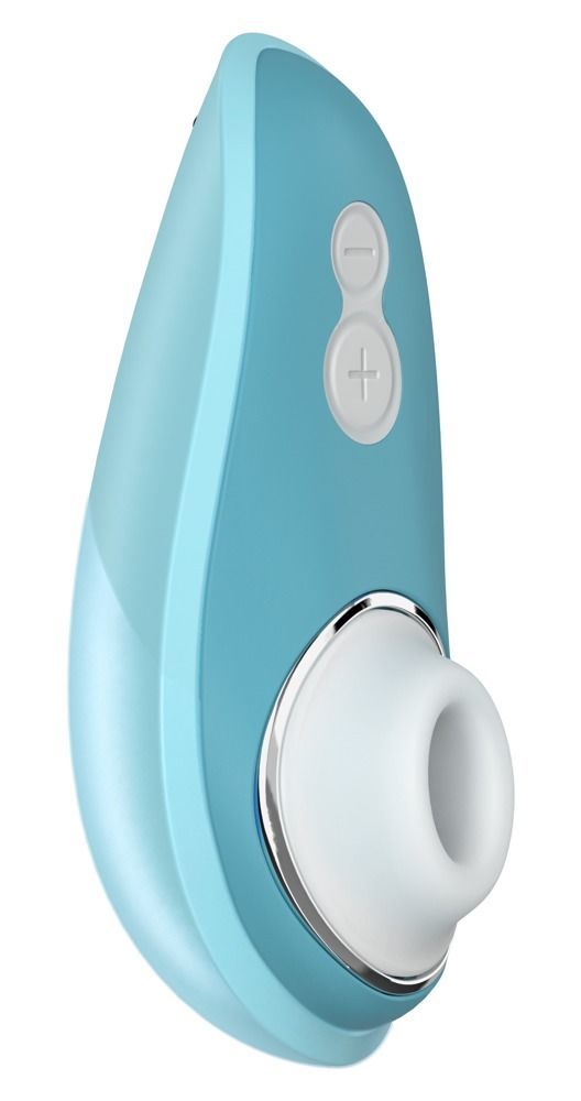 Вакуумний кліторальний стимулятор womanizer liberty blue, магнітна кришка, 2 насадки Вакуумний кліторальний стимулятор womanizer liberty blue, магнітна кришка, 2 насадки