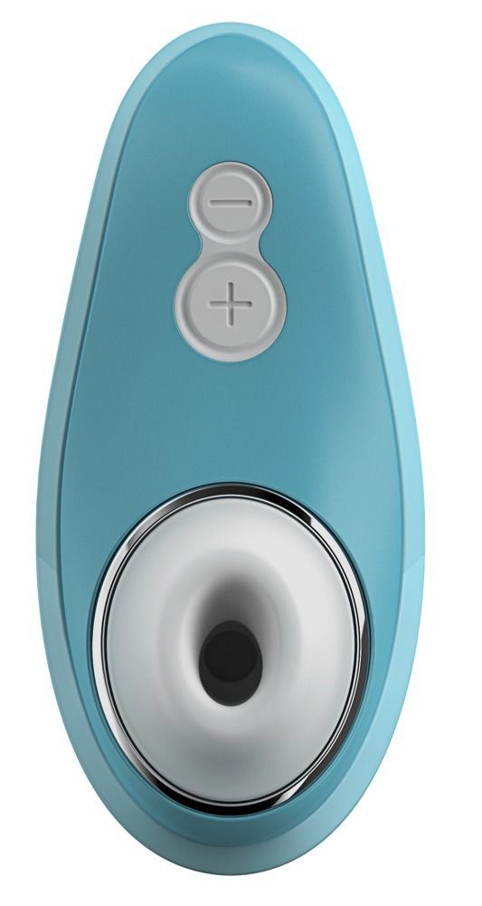 Вакуумний кліторальний стимулятор womanizer liberty blue, магнітна кришка, 2 насадки Вакуумний кліторальний стимулятор womanizer liberty blue, магнітна кришка, 2 насадки