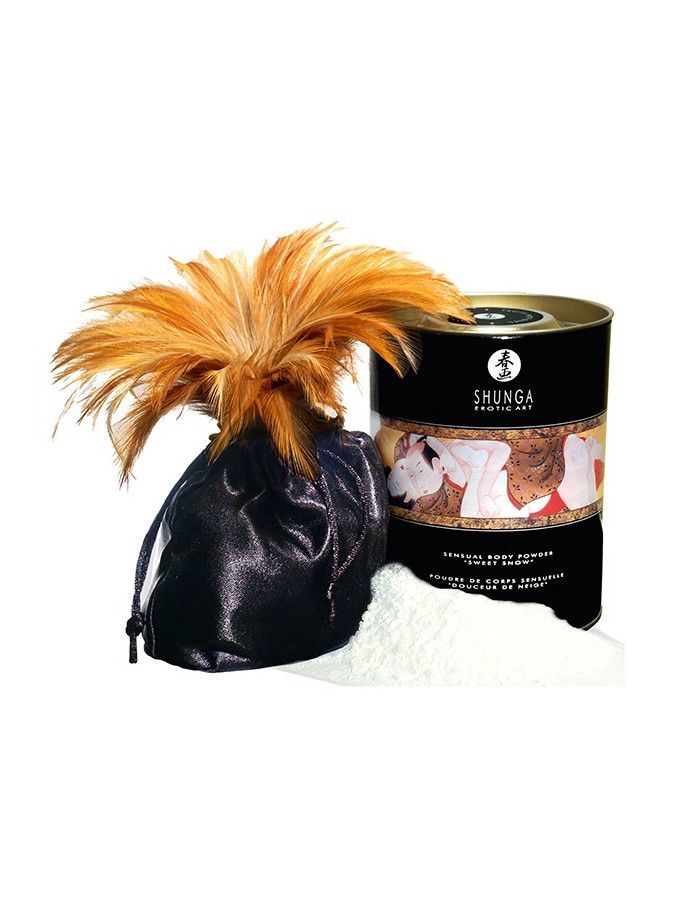 Смачна пудра для оральних пестощів shunga sweet snow body powder – honey of the nymphs (228 гр) Смачна пудра для оральних пестощів shunga sweet snow body powder – honey of the nymphs (228 гр)