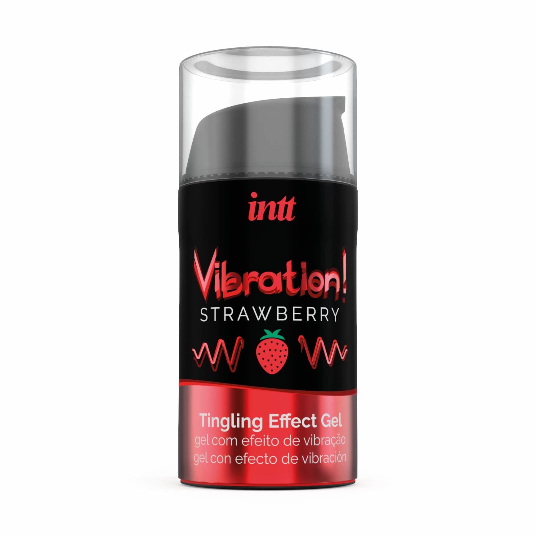 Рідкий вібратор intt vibration strawberry (15 мл), густий гель, дуже смачний, діє до 30 хвилин Рідкий вібратор intt vibration strawberry (15 мл), густий гель, дуже смачний, діє до 30 хвилин